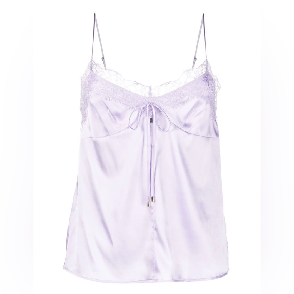 PINKO Tremante lace trim camisole top size 40 IT - S